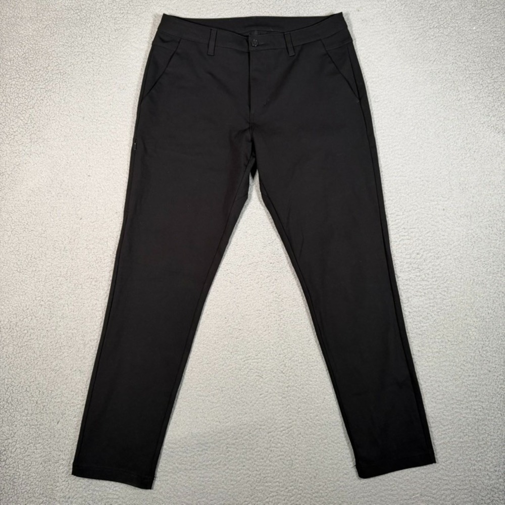 BYLT Pants Mens 36 Black Everyday Pant 2.0 Performance Slim Chino Stretch Casual